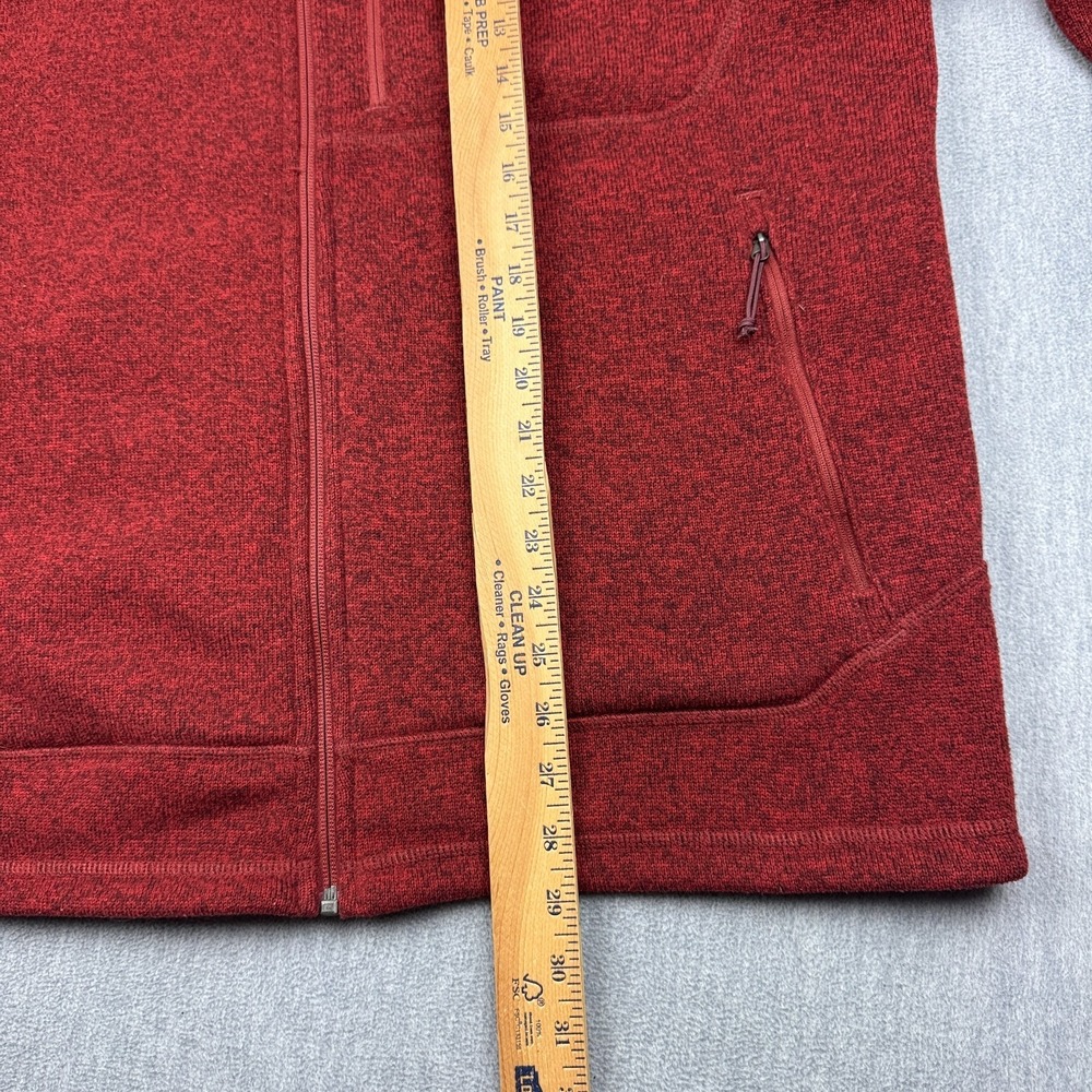 The North Face Jacket Mens XL Red Gordon Lyons Full Zip Fleece Outdoor Hiking - Picture 8 of 12